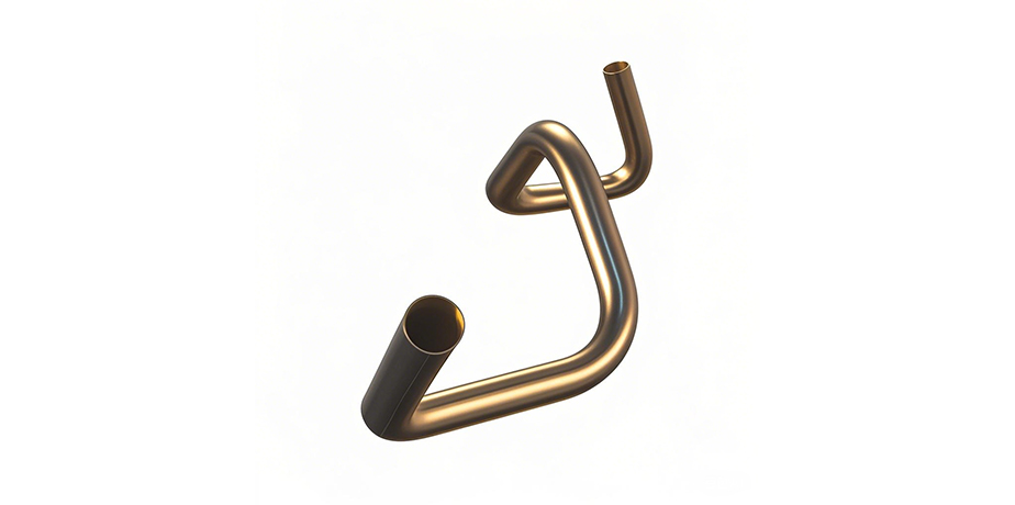 3D CNC Tube Bending,Seamless Brass Tube,Brass Bent Tube