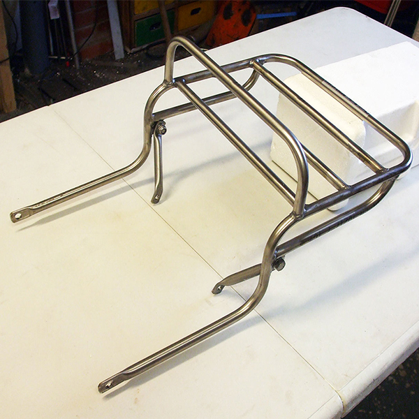 Motorcycle Luggage Rack, Stainless Steel Rear Carrier, Motorcycle Accessory