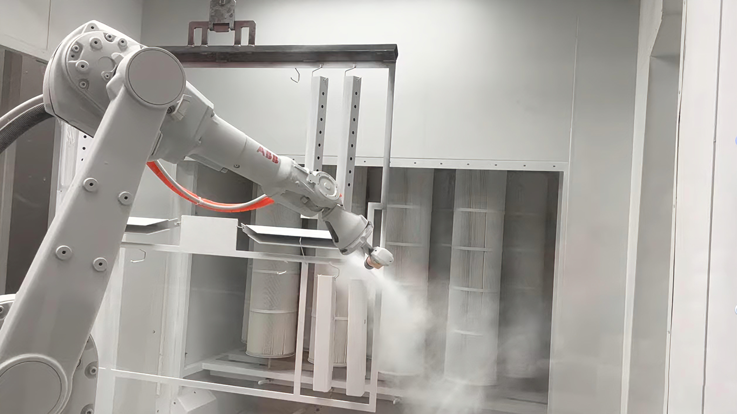 Robot powder coating