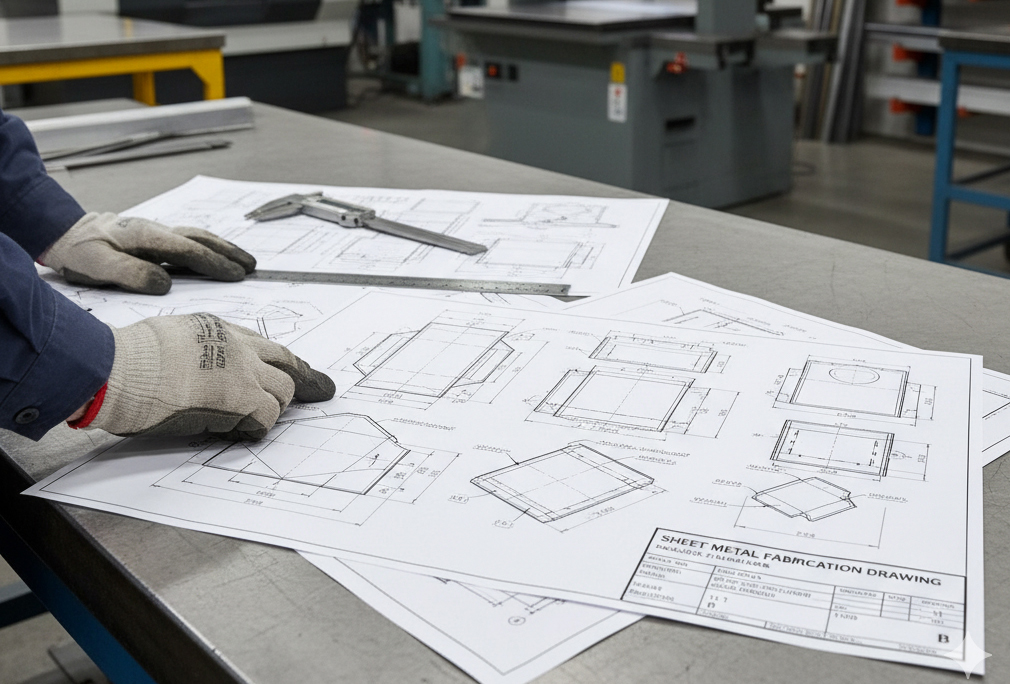 sheet metal fabrication drawings